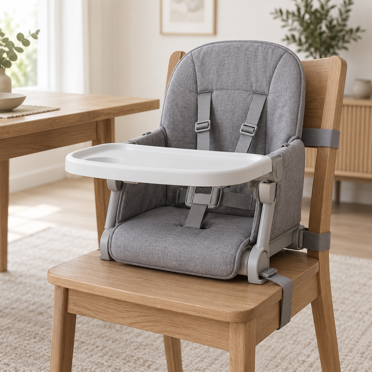 Maxi Baby Cadeira de Alimentação Portátil Honey, Cinza