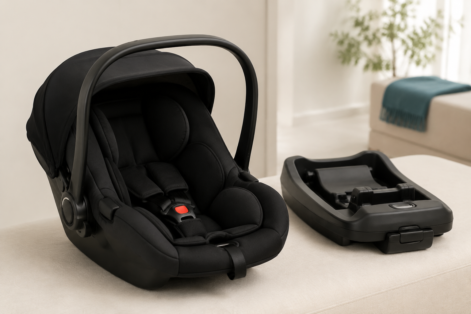 Bebê Conforto Maxi-Cosi Pebble, com Base Familyfix, Giro 360° Isofix